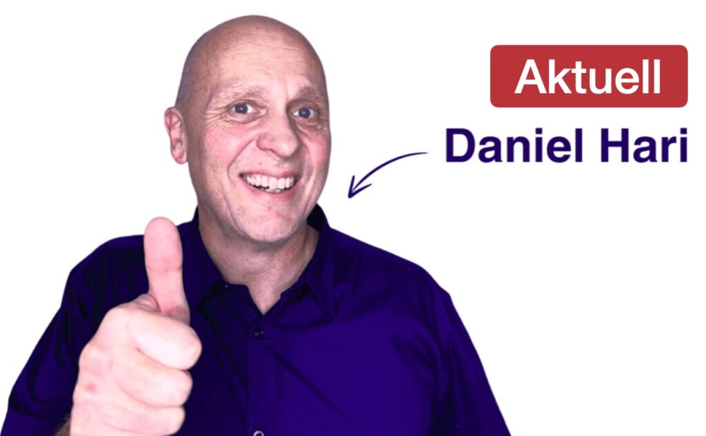 Aktuell, aktuelle Veranstaltungen und Seminare mit Daniel Hari